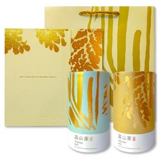名池茶業 光影茶境 高山 高山金萱 烏龍茶葉禮盒, 1個, 高山茶 150g + 高山金萱茶 150g
