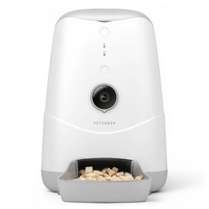 PETONEER 智能可視寵物餵食器 PF002, 白色, 1個, 3.7L