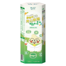 WD 唯多多 膠囊式軟糖 DHA藻油 + 腦磷脂PS + 鋅 + 天然維生素E 減糖 綠色款, 1個, 30顆