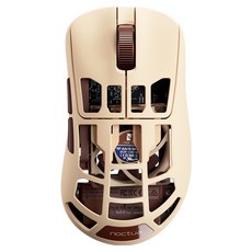 펄사 Feinmann F01 Noctua 녹투아 에디션 무선 게이밍 마우스, 베이지, FMF01XS201
