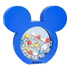 Disney 迪士尼 米奇造型兒童乳牙紀念盒子保存盒乳牙收藏盒 平輸品, 海鯨藍