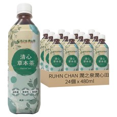 RUHN CHAN 潤之泉潤心田 東方保健 清心草本茶, 24個, 480ml