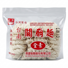 德盛 台南關廟麵 細, 1.2kg, 1個