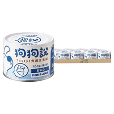 T.N.A悠遊 狗狗說Tasty犬用主食罐 12罐, 165g, 1箱, 四種鮮魚 + 鷹嘴豆