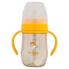 iBYEOL Friends 嬰幼兒用PPSU重力球新吸管杯, 芒果, 1個, 180ml