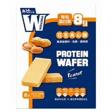 義美生醫 W PROTEIN夾心酥-花生40g*6包/盒, 40g, 6個