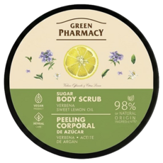 GREEN PHARMACY 馬鞭草 + 甜檸檬身體磨砂膏, 1個, 200ml
