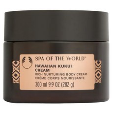 THE BODY SHOP 美體小舖 台灣公司貨 夏威夷SPA堅果油修護美膚霜, 1個, 300ml