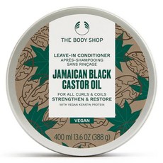 THE BODY SHOP 美體小舖 台灣公司貨 牙買加黑蓖麻油強韌凝乳, 1個, 400ml