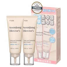 에뛰드 순정 디렉터 톤업 수정 선크림 SPF50+ PA++++, 40ml, 2개