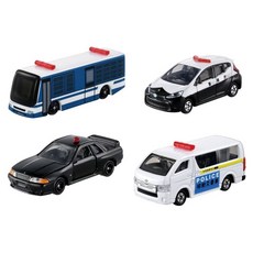 TOMICA 警察車4件組 TM07808, 混和顏色, 1套