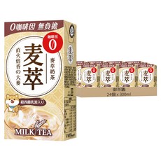 御茶園 無咖啡因麥萃奶茶, 24個, 300ml