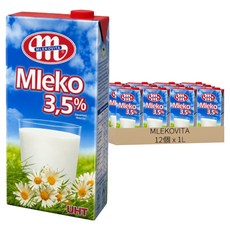 MLEKOVITA 保久乳, 12個裝, 1L