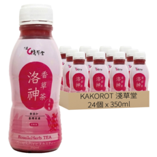 KAKOROT 淺草堂 洛神香草茶飲料, 24個, 350ml
