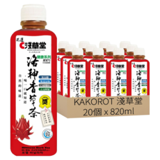 KAKOROT 淺草堂 洛神香草飲料, 20個, 820ml