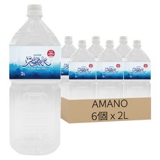 AMANO 日本進口霧島山系天然水, 6個, 2L