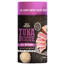 ABSOLUTE HOLISTIC 超越巔峰 桶裝肉泥 60入, 15g, 1個, 鮪魚佐吻仔魚