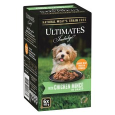 Ultimates Indulge 溺愛 無穀狗餐盒 肉醬 + 肉汁, 100g, 6個, 雞肉
