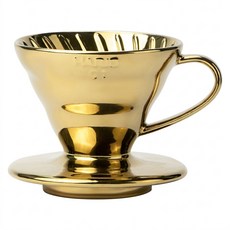 HARIO 好璃奧 V60鈦金01磁石濾杯 VDC-01-GO-TW, 金色, 1個