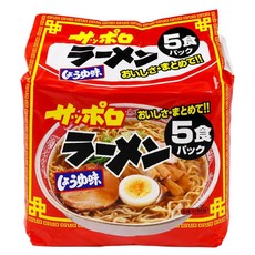 Men-Sunaoshi 札幌醬油味 袋裝拉麵 82g, 5個