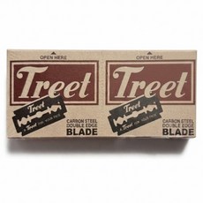 Treet 崔特 雙面刮鬍刀片, 1個, 200片