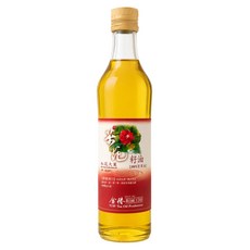 金樁茶油工坊 紅花大菓 茶花籽油 100%苦茶油, 1個, 500ml