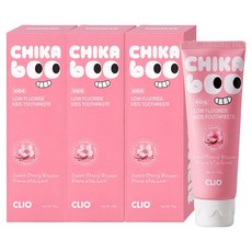 크리오 치카부 비건 저불소 바이옴 키즈치약 2단계 체리블라썸향 90g, 3개, 1개입 3개, 1개입
