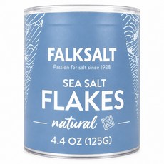 FALKSALT 原味雪花鹽, 125g, 1個