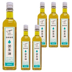 Well Life 悅生活 極鮮 100%冷壓苦茶油王 不飽和脂肪酸 6入組, 1套, 500ml