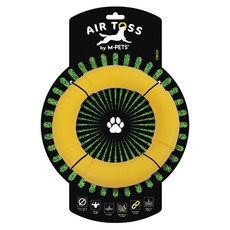 M-PETS 犬用互動玩具 漂浮圈, 黃色, 1個