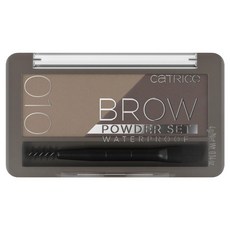 CaTRICe 卡翠絲 台灣公司貨 完美有型防水眉粉盒, 010淺灰棕, 1個