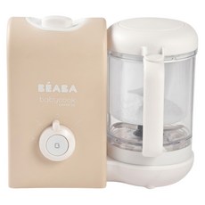 BEABA EXPRESS 4in1多功能食物調理機, 奶杏色, 1套, 調理機主機 + Tritan攪拌杯 + 蒸煮籃 + 防溢攪拌上蓋 + 保溫雙層杯蓋 + 水箱上蓋 + 專屬攪拌刮勺