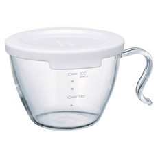 HARIO 好璃奧 耐熱可微波便利湯杯 附蓋子 XSCS-1-W, 白色, 1個