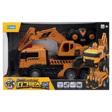 티블루 변신로봇 RC 디그맥스 포크레인RC, 혼합색상, 1개