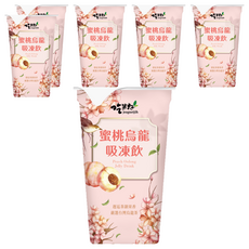 jeagueijih 吃果籽 蜜桃烏龍茶吸凍飲, 220g, 6個