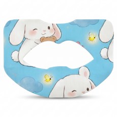 Livenoa O型睡眠閉口輔助貼 兔兔奶泡 L 30片, 1套