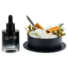les nez 香鼻子 水晶香氛能量寶盒 悟性白水晶 附擴香原精 30ml, 1組, 花舞之泉