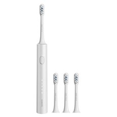 Xiaomi 小米 聲波電動牙刷組 手把 + 刷頭 4個 T302, 銀灰色, 1個, MES608
