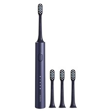 Xiaomi 小米 聲波電動牙刷組 手把 + 刷頭 4個 T302, 藍黑色, 1個, MES608