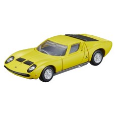 TOMICA 初回 PRM05 藍寶堅尼 Miura P400S 模型車 TM07987, 黃色, 1個
