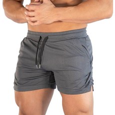 KANDO 男款 5分網眼速乾運動短褲