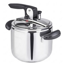 Barazzoni 304不鏽鋼 IH導磁壓力鍋快鍋 22cm, 不鏽鋼色, 1個, 7L