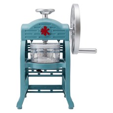 DOSHISHA 日式復古手動刨冰機 雪花冰 藍色 IS-FY-20 1個 單品
