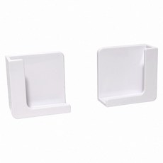 上手家居 廚房磁吸手機架2件組, 白色, 1套
