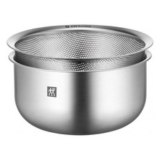 ZWILLING 雙人 Prep 不鏽鋼多功能瀝水調理盆組, 1套, 瀝水籃 + 調理盆
