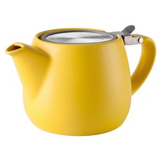 ibili Luxor 瓷製濾茶壺 鵝黃色 540ml 泡茶壺 茶水分離壺 茶具 1個