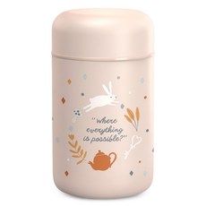 suavinex 蘇維妮 Wonderland 不鏽鋼食物罐, 裸粉色, 1個, 400ml