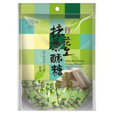 永發茗茶 花生酥糖 抹茶, 170g, 1個
