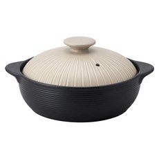 MIYAWO日本宮尾 THERMATEC IH陶土湯鍋 耐溫差 1.1L 20.2cm 啞光米 1個 THM25-610