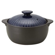 THERMATEC IH陶土湯鍋 耐溫差 1.8L 20.5cm 單寧藍 THM21-620 1個